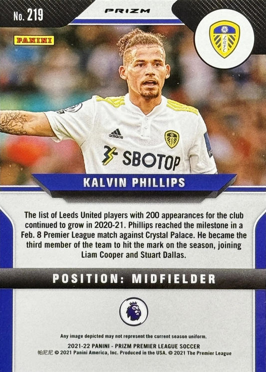 Kalvin Phillips - Mojo Orange - Prizm Premier League 21/22