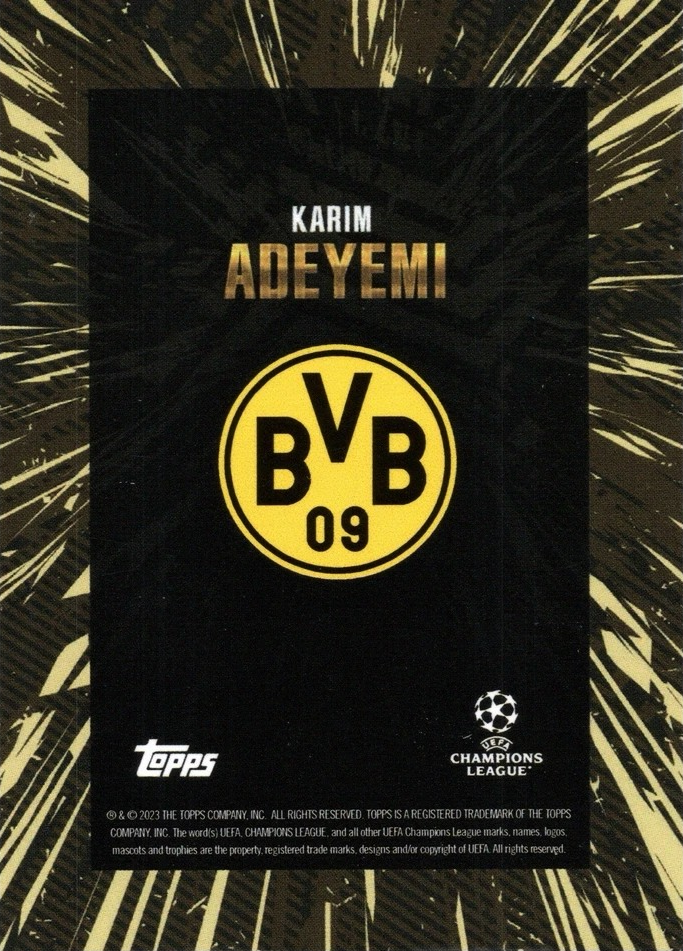Karim Adeyemi - Topps Gold UEFA Club Competitions 23/24