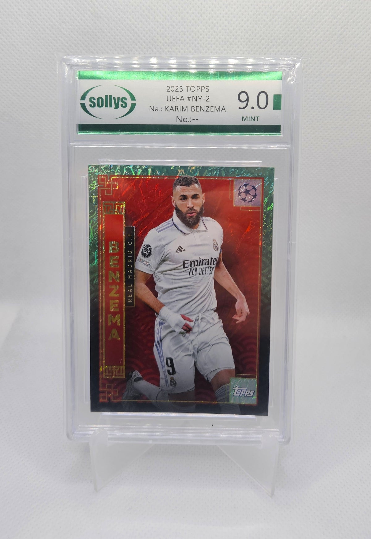 Karim Benzema - NY-2 - Sollys 9 - Topps UEFA Club Competitions Chinese New Year 22/23