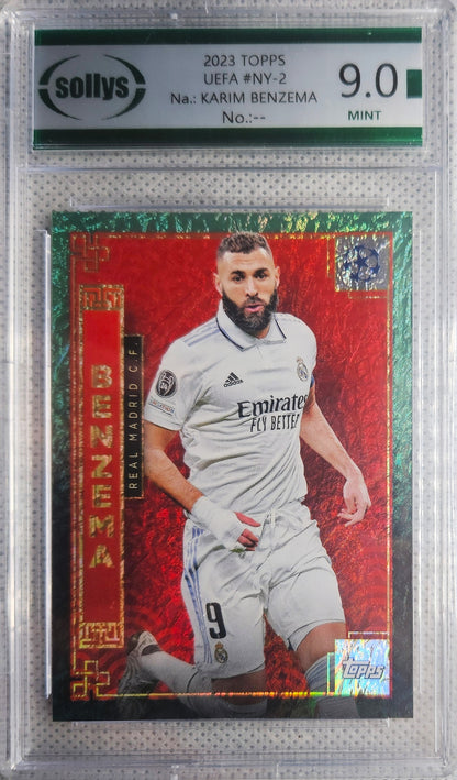 Karim Benzema - NY-2 - Sollys 9 - Topps UEFA Club Competitions Chinese New Year 22/23