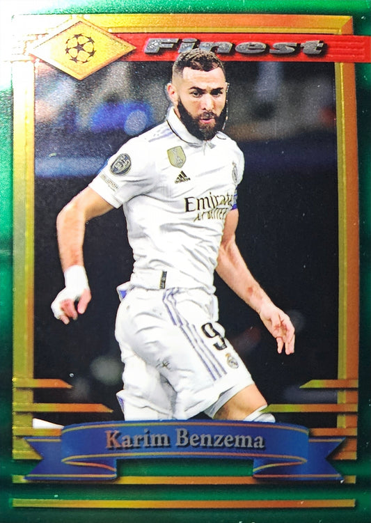 Karim Benzema - Topps Finest Flashbacks UEFA Club Competitions 22/23