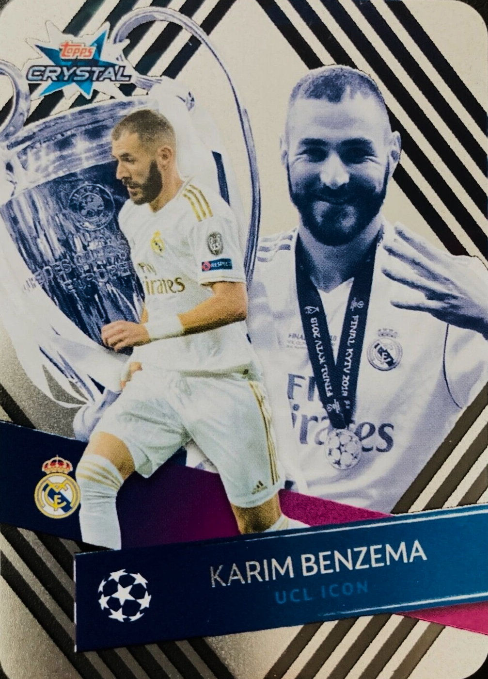 Karim Benzema - UCL Icon - Topps Crystal UEFA Champions League 19/20