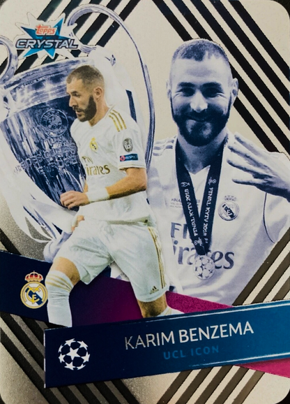 Karim Benzema - UCL Icon - Topps Crystal UEFA Champions League 19/20