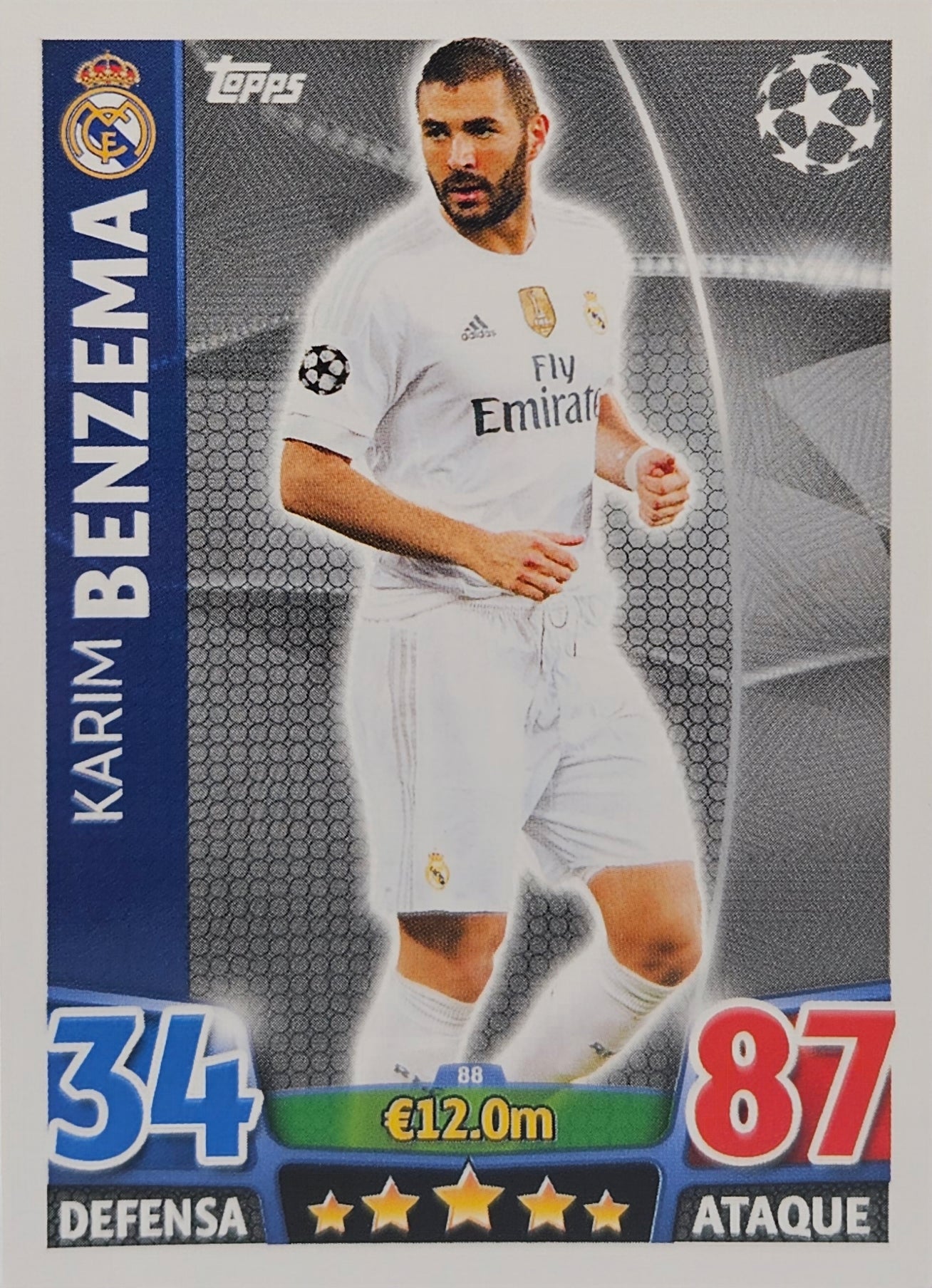 Karim Benzema - Match Attax Champions League 15/16