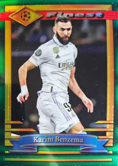 Karim Benzema - Topps Finest Flashbacks UEFA Club Competitions 22/23