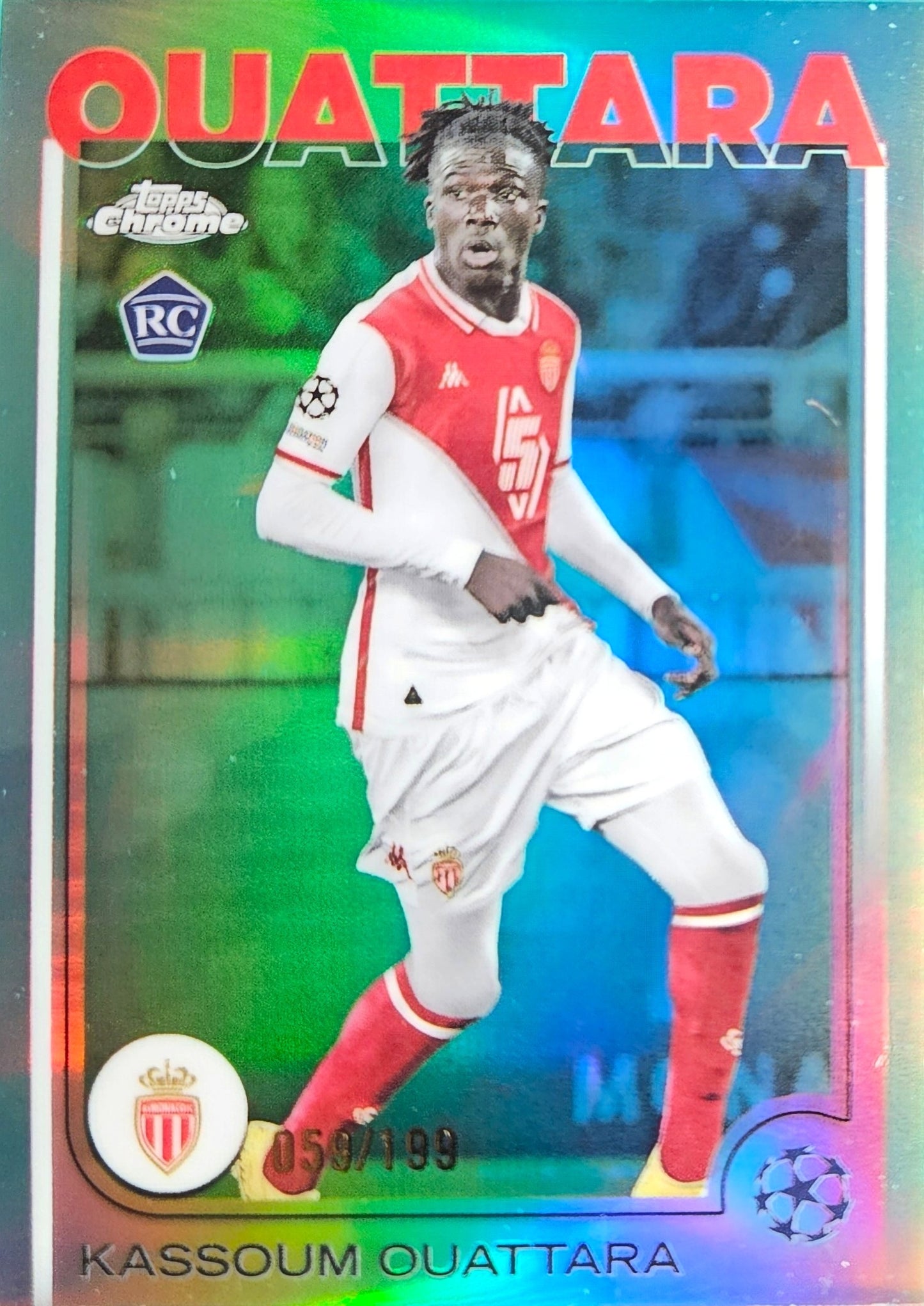 Kassoum Ouattara /199 (RC) - Topps Chrome UEFA Club Competitions 24/25