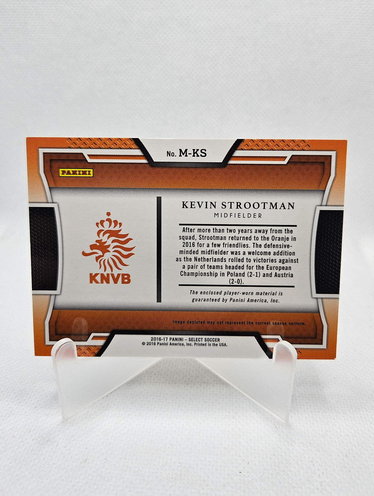 Kevin Strootman - Parche - Select Soccer 16/17