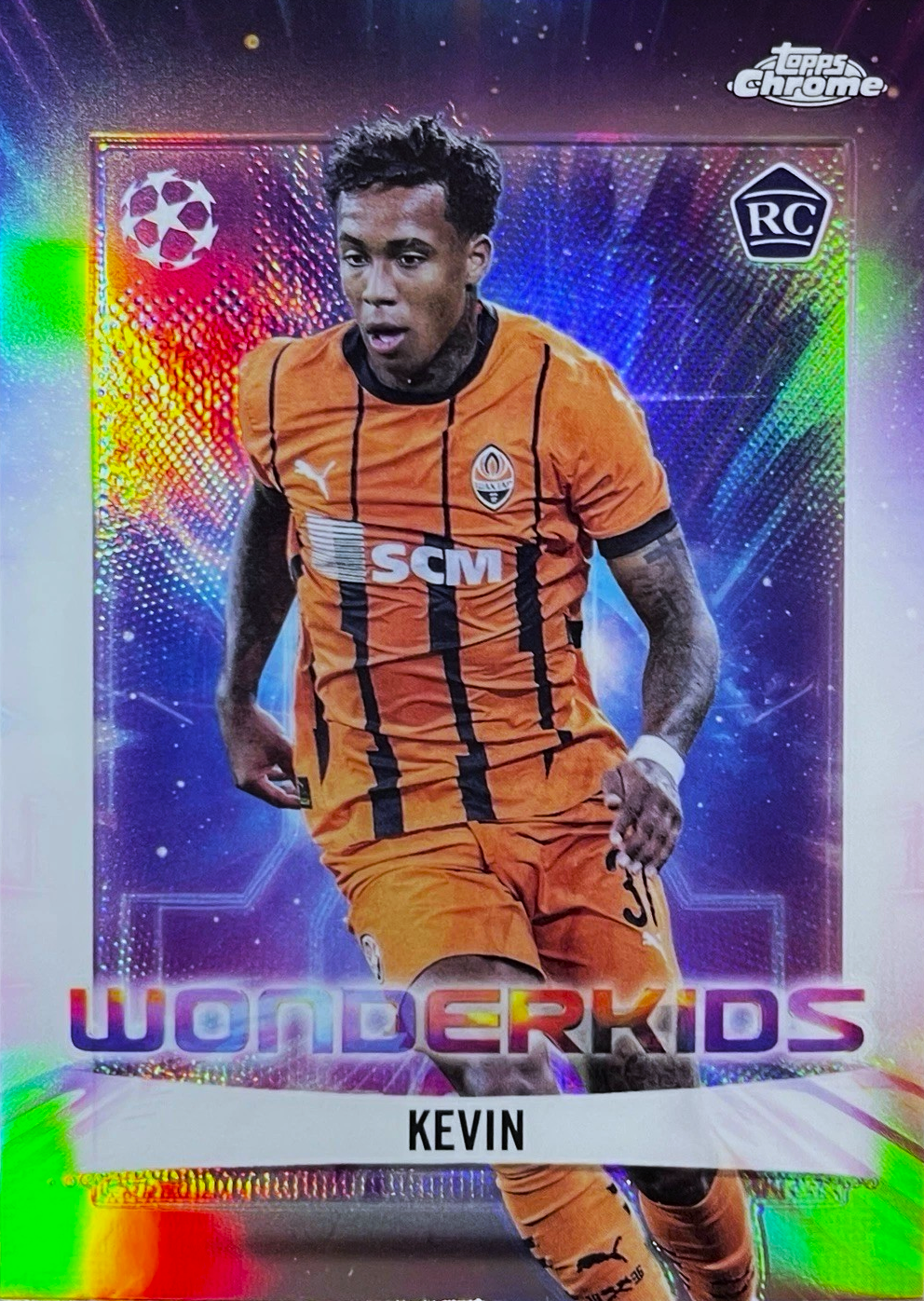 Kevin (RC) - Wonderkids - Topps Chrome UEFA Club Competitions 24/25