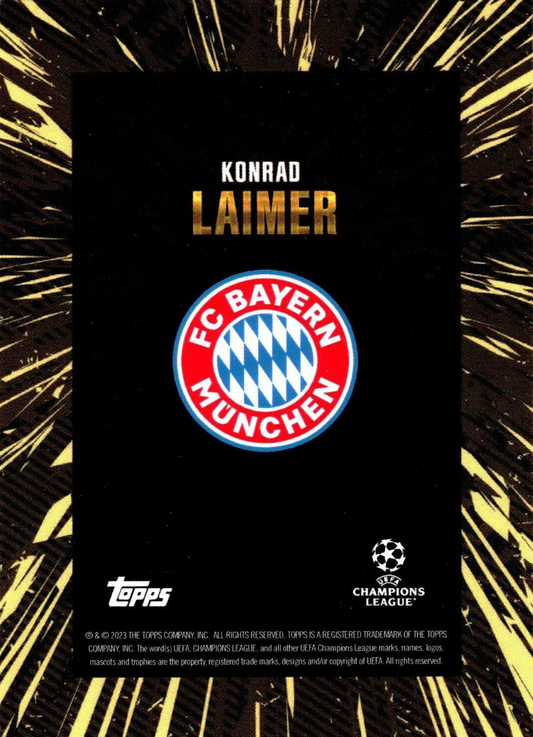 Konrad Laimer - Topps Gold UEFA Club Competitions 23/24