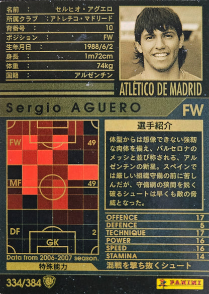 Kun Agüero - Intercontinental Clubs - WCCF 06/07