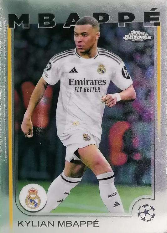 Kylian Mbappé - Topps Chrome UEFA Club Competitions 24/25
