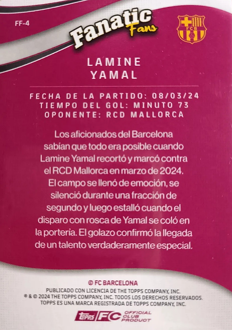 Lamine Yamal - Fanatic Fans - Fan Set Barcelona 23/24