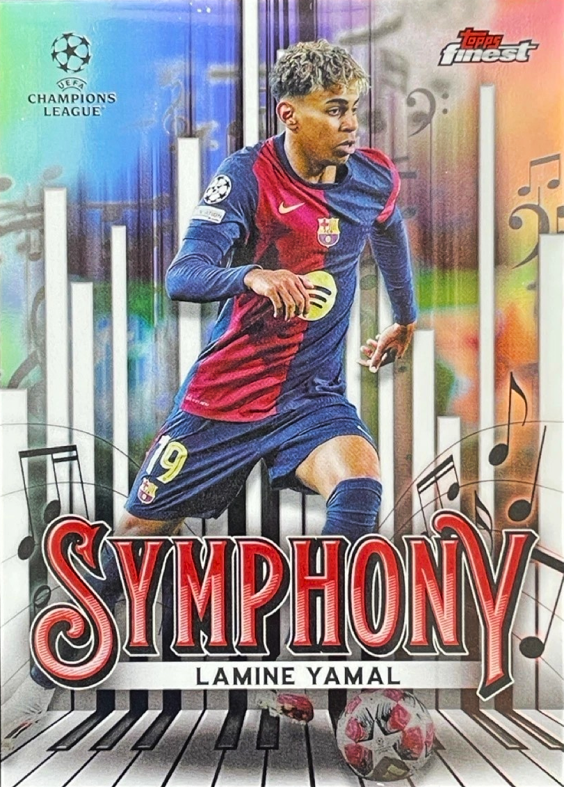 Lamine Yamal - Symphony - Topps Finest UEFA Club Competitions 24/25