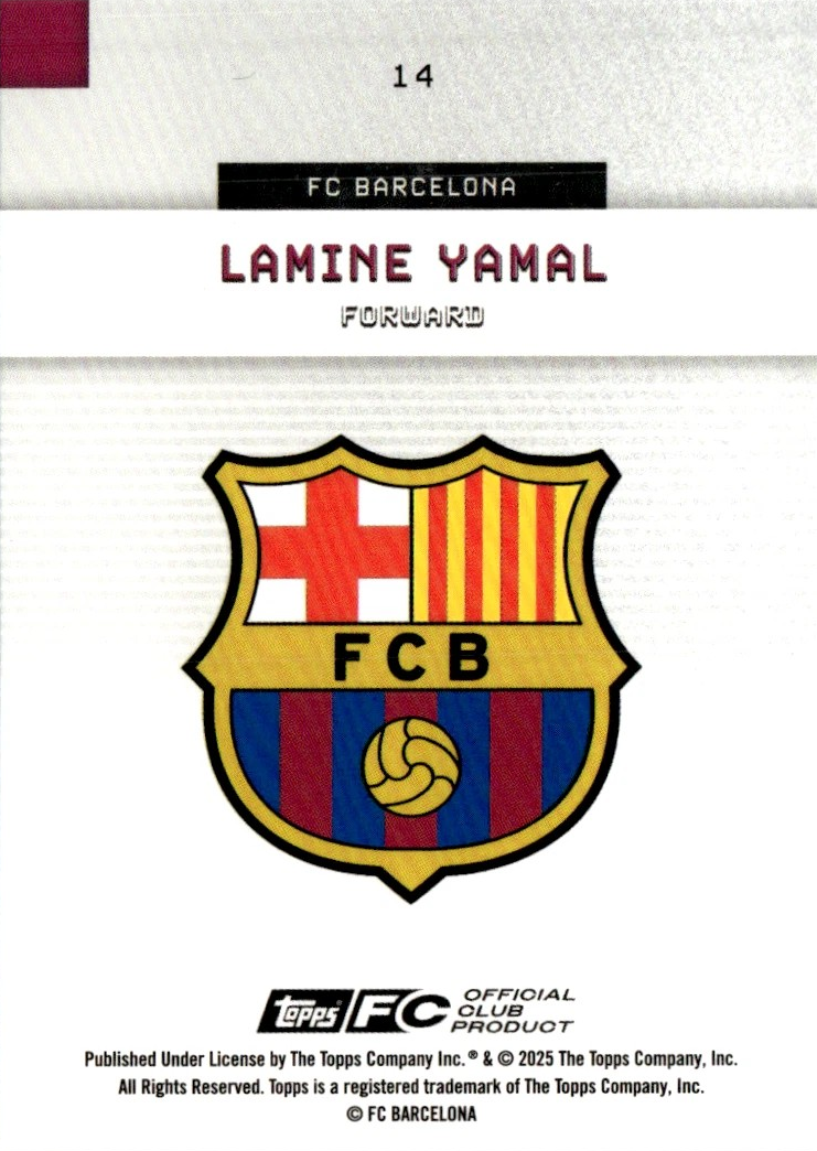 Lamine Yamal - Team Set Barcelona 25/26
