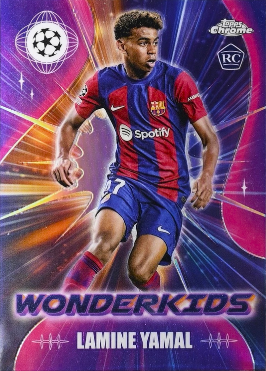 Lamine Yamal (RC) - Wonderkids - Topps Chrome UEFA Club Competitions 23/24