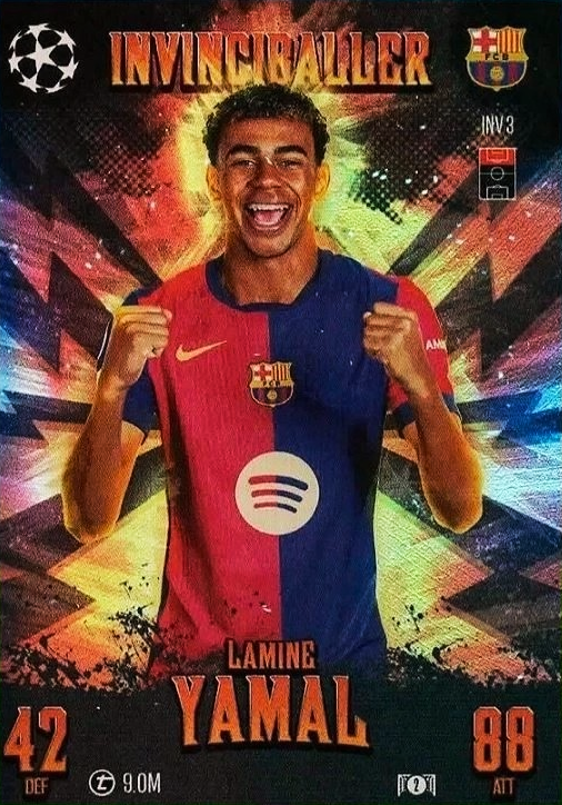 Lamine Yamal - Invinciballers - Match Attax Extra UEFA Club Competitions 24/25