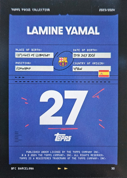Lamine Yamal (RC) - Focus Barcelona 23/24