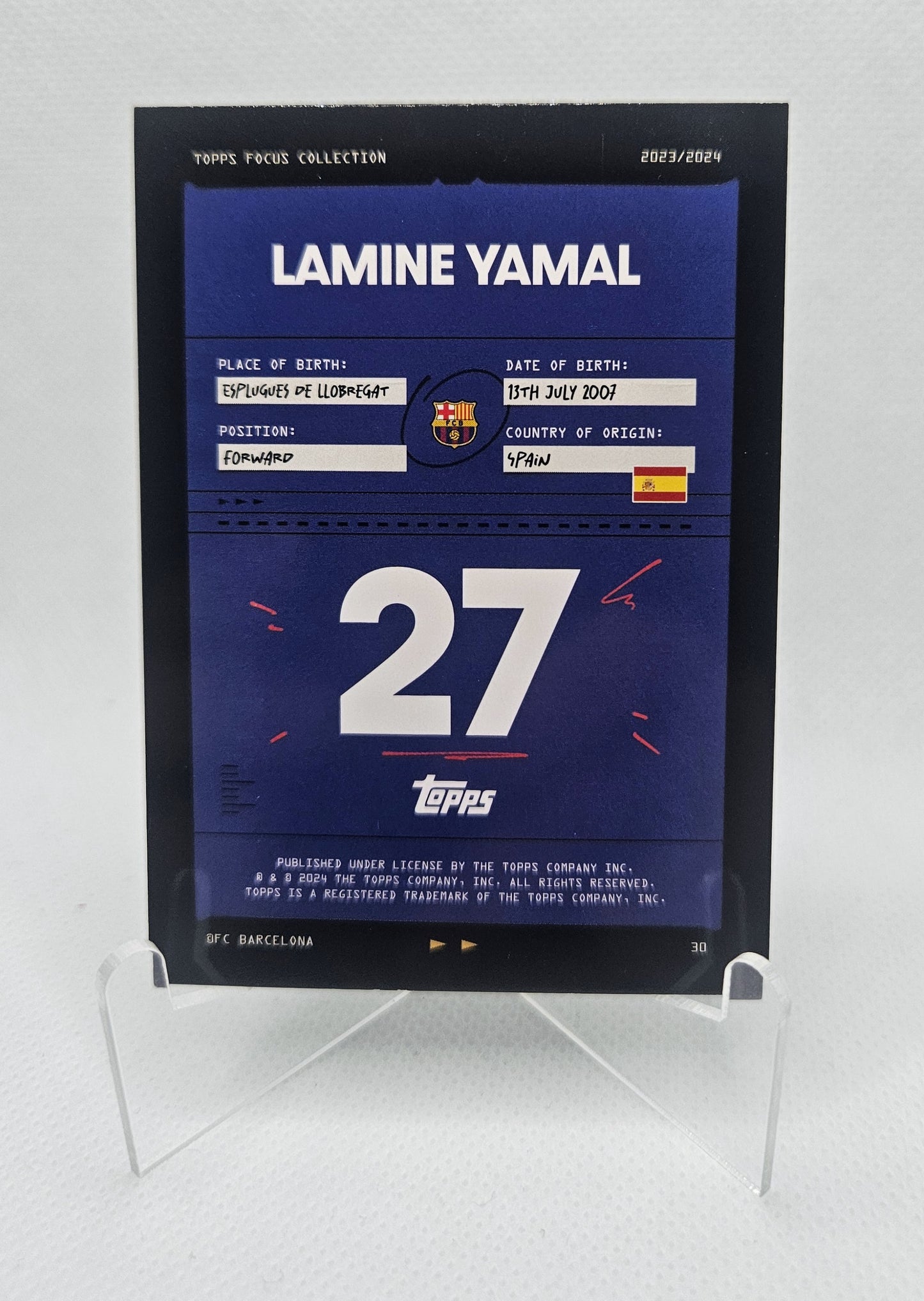Lamine Yamal (RC) /99 - Focus Barcelona 23/24