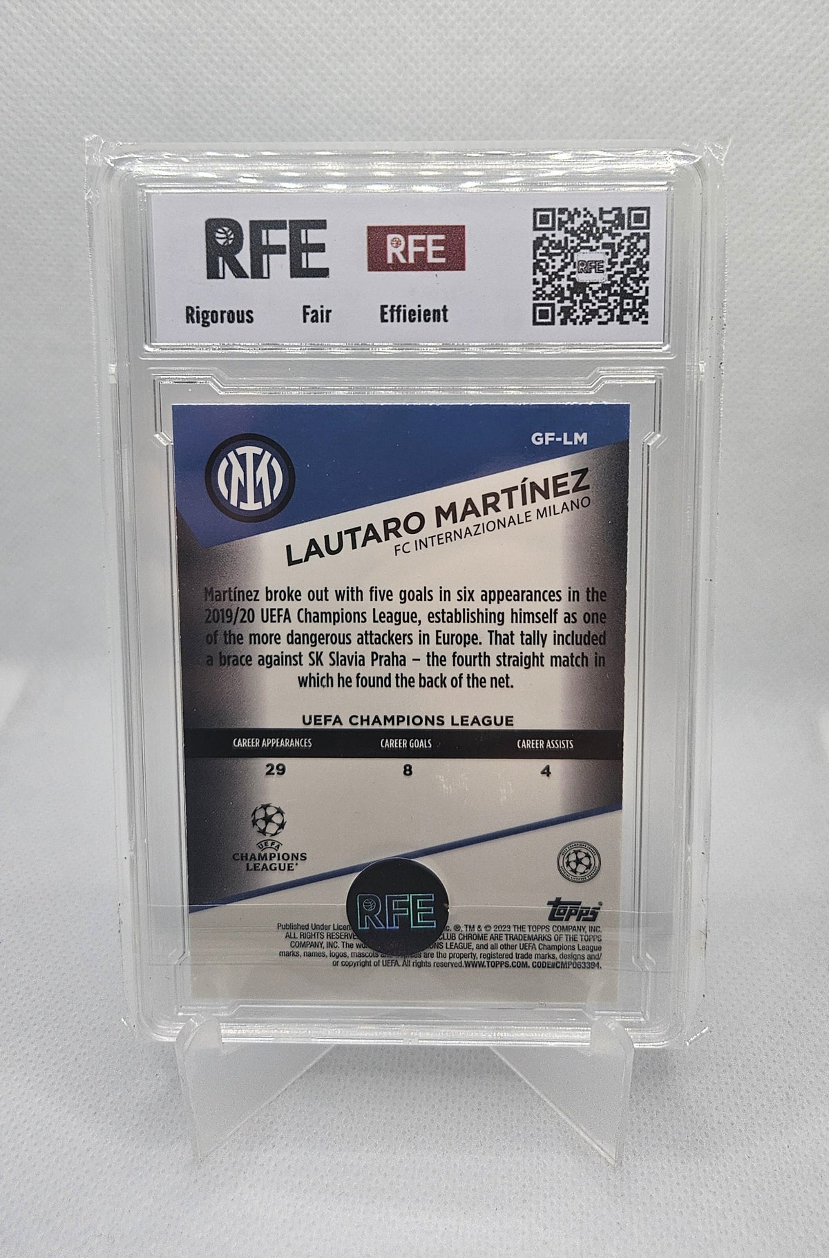 Lautaro Martínez - RFE 9 - Goal Force - Stadium Club Chrome UEFA Champions League 22/23
