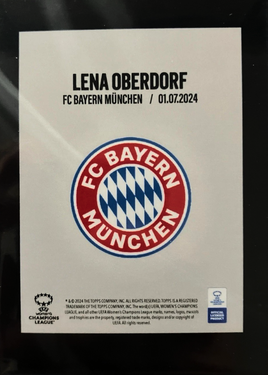 Lena Oberdorf - UEFA Club Competitions Summer Signings Here We Go 24/25