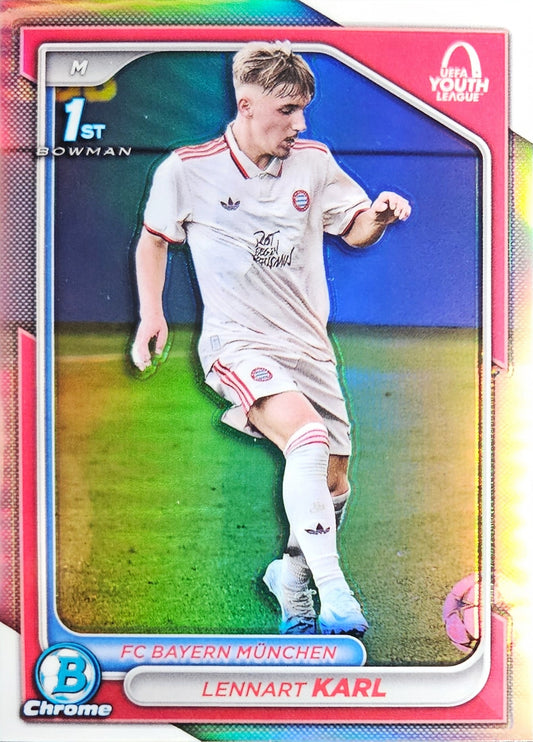Lennart Karl - Topps Chrome Bowman 1st UEFA Youth League