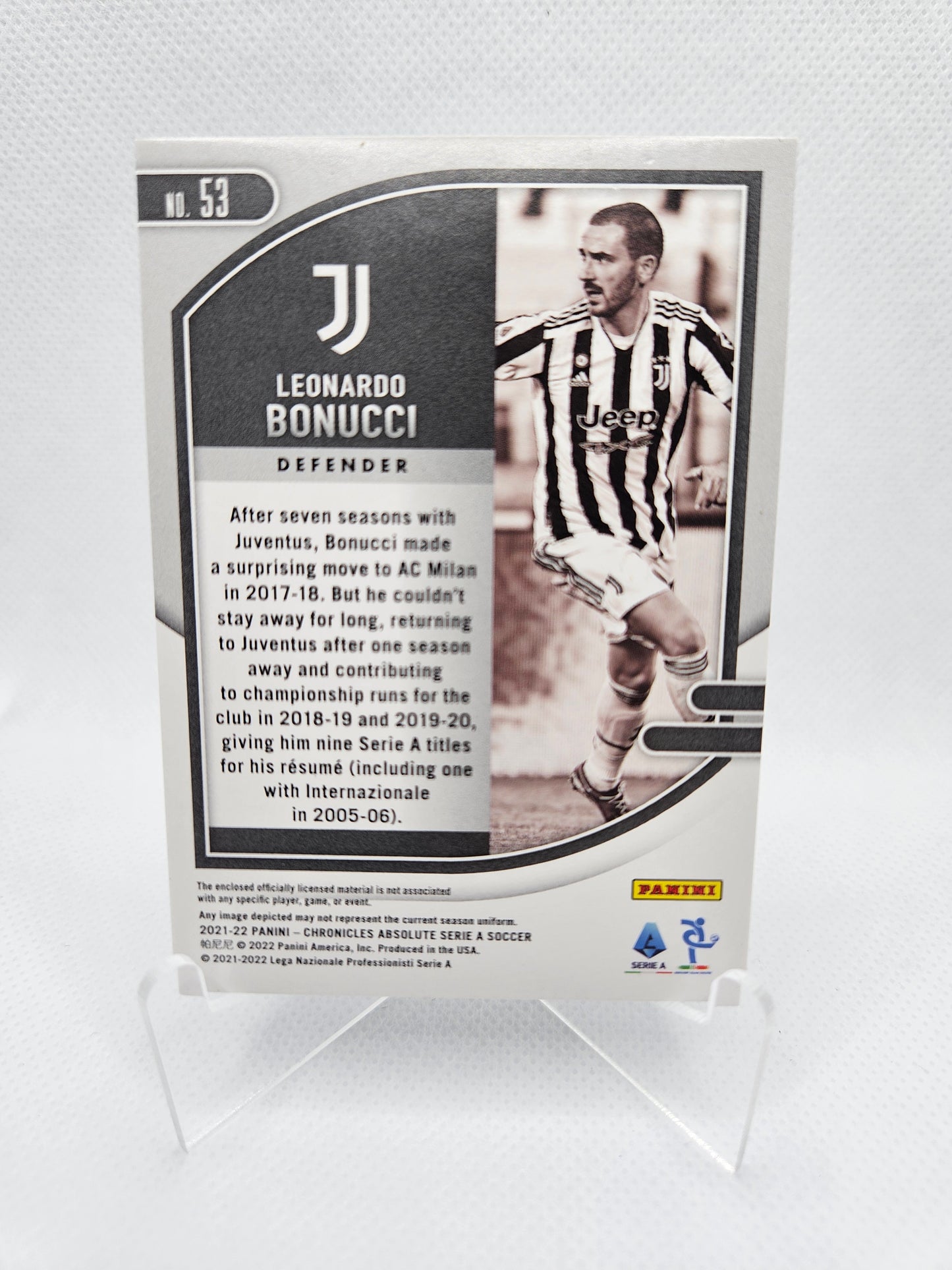 Leonardo Bonucci /399 - Parche - Chronicles Absolute Serie A