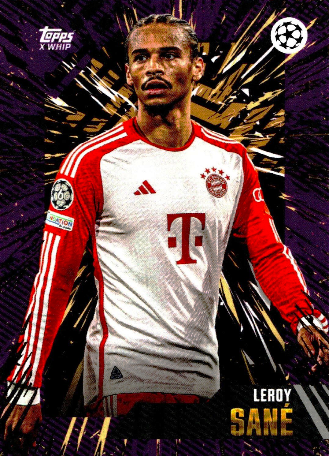 Leroy Sané - Topps Gold UEFA Club Competitions 23/24