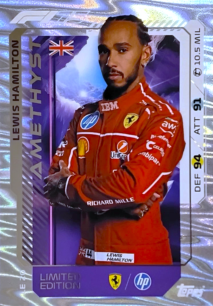 Lewis Hamilton - Amethyst - Turbo Attax Formula 1 2025
