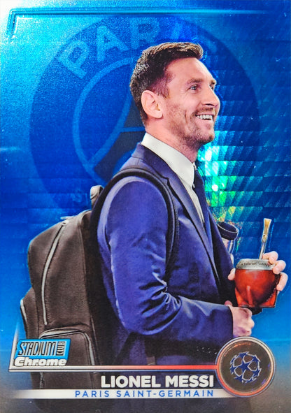 Lionel Messi - Blue Prism - Stadium Club Chrome 22/23