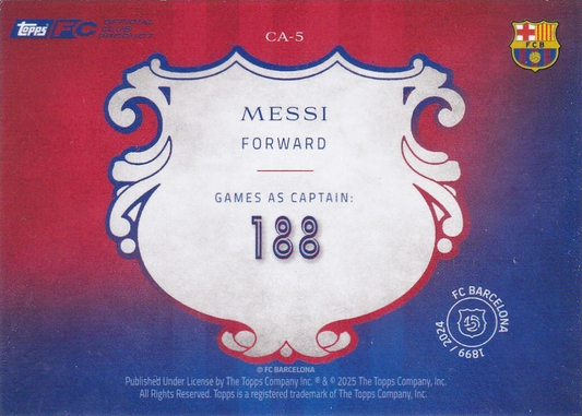 Lionel Messi - Capitán - 125 años aniversario Barcelona