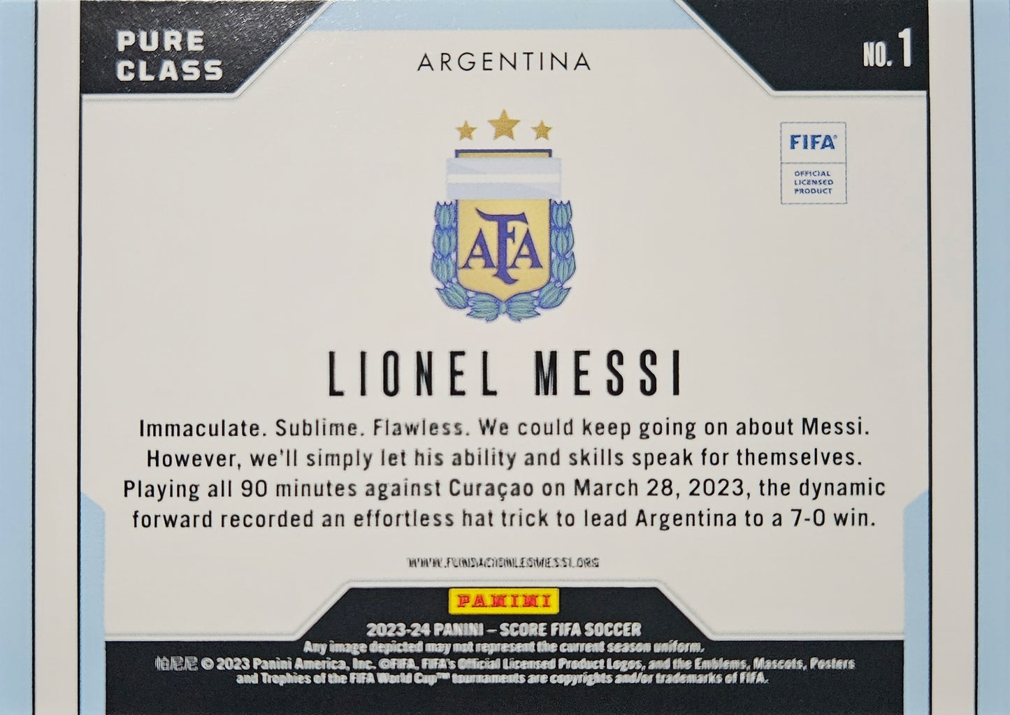 Lionel Messi - Pure Class - Score FIFA Soccer 23/24