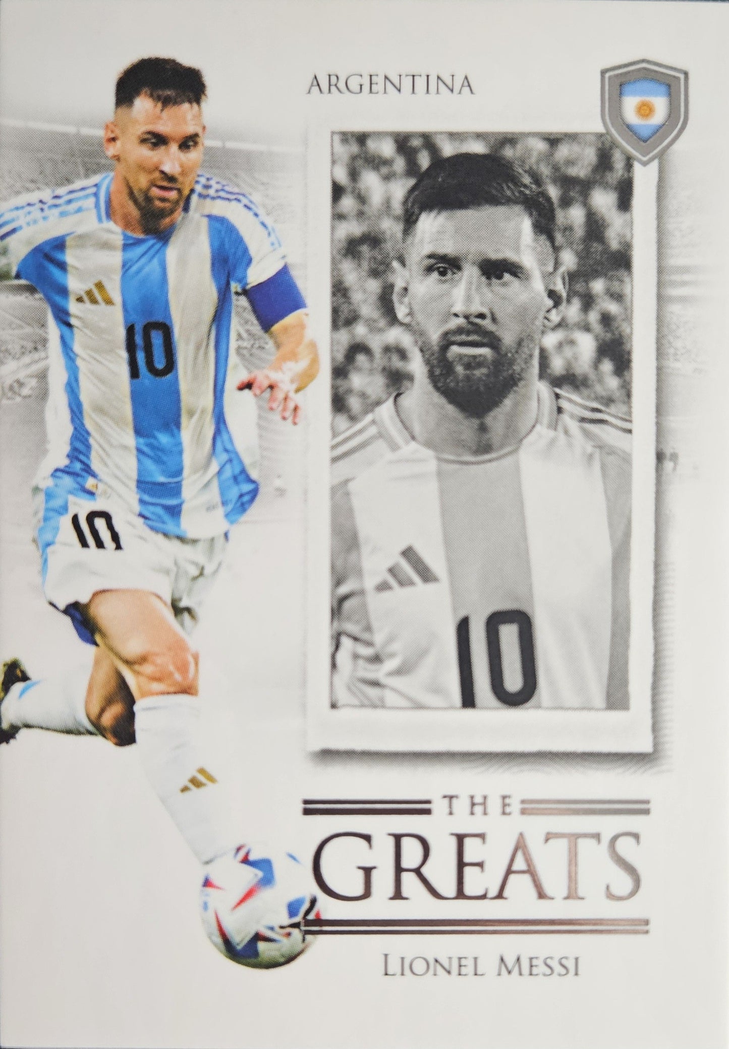 Lionel Messi /69 - The Greats - Futera Unique 2025