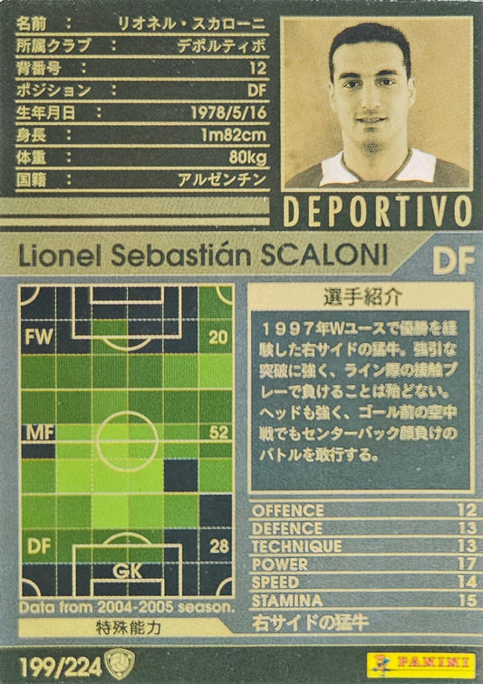 Lionel Scaloni - European Clubs - WCCF 04/05