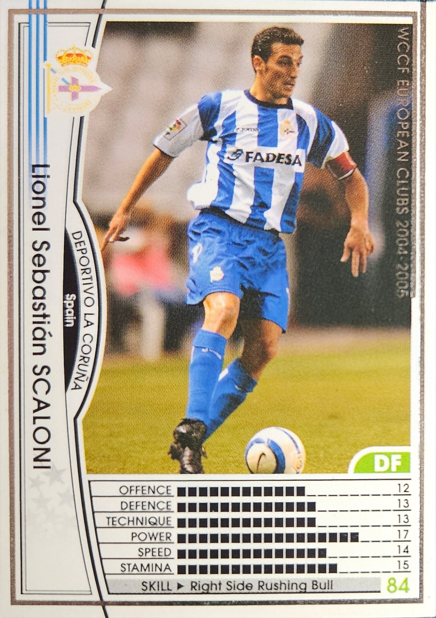 Lionel Scaloni - European Clubs - WCCF 04/05