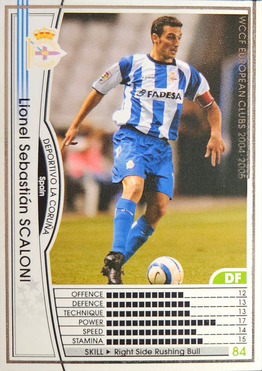 Lionel Scaloni - European Clubs - WCCF 04/05