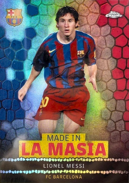 Lionel Messi - Made in La Masia - Topps Chrome Barcelona 22/23