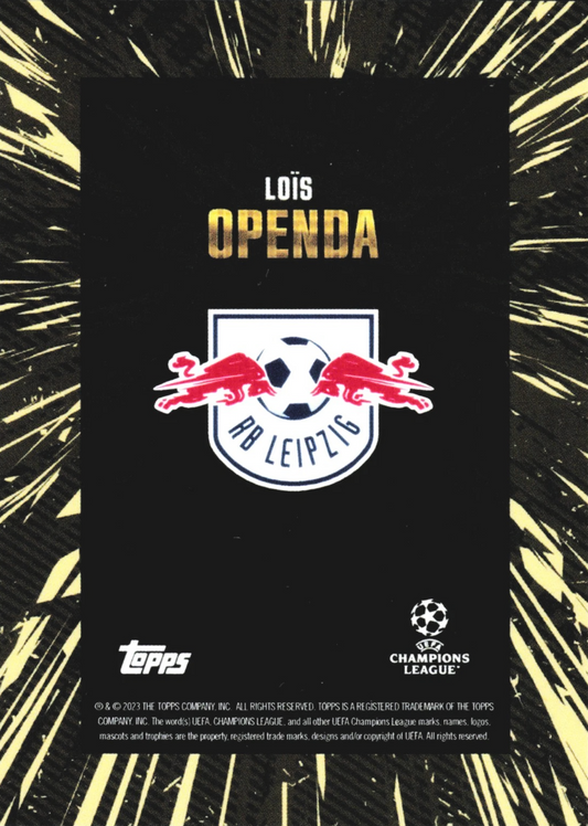 Loïs Openda - Topps Gold UEFA Club Competitions 23/24