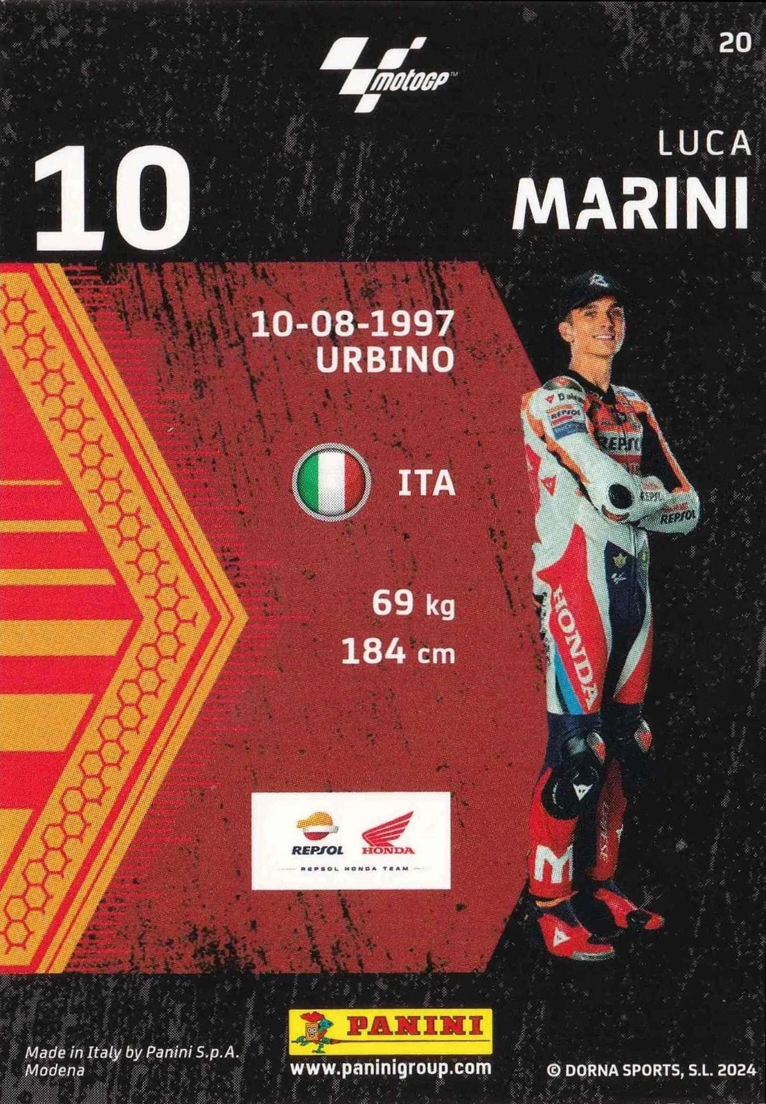 Luca Marini - Starting Grid - MotoGP 2024 75th Anniversary