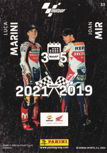 Luca Marini y Joan Mir - Team - MotoGP 2024 75th Anniversary