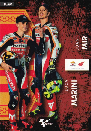 Luca Marini y Joan Mir - Team - MotoGP 2024 75th Anniversary