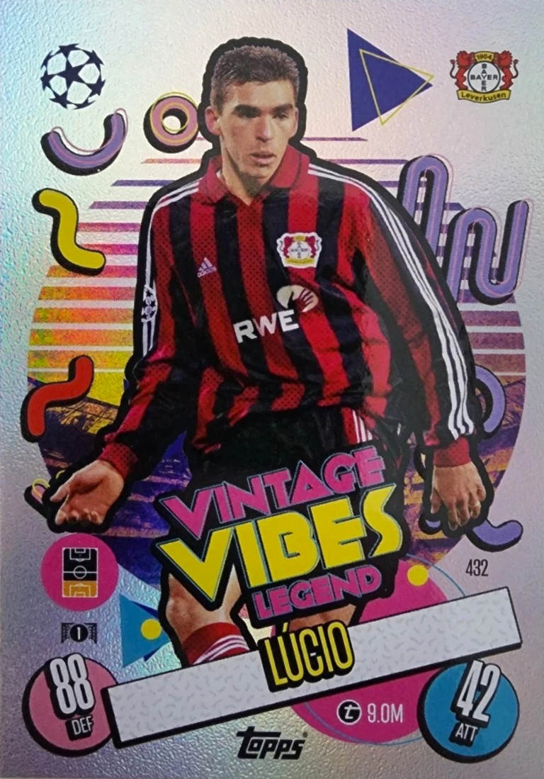 Lúcio - Vintage Vibes Legend - Match Attax UEFA Club Competitions 24/25