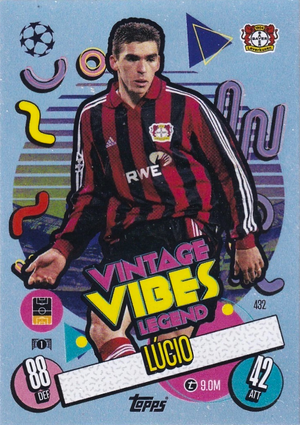 Lúcio - Vintage Vibes Legend - Match Attax UEFA Club Competitions 24/25