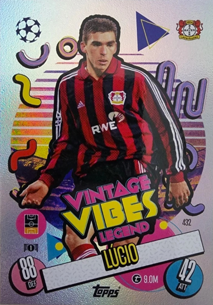 Lúcio - Vintage Vibes Legend - Match Attax UEFA Club Competitions 24/25