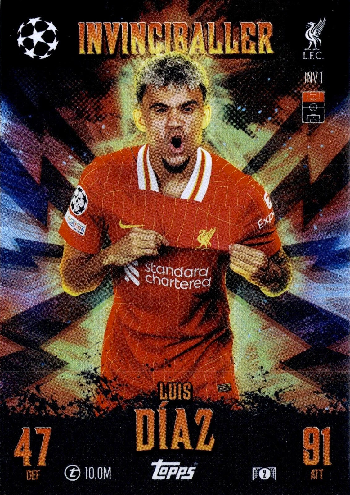 Luis Díaz - Invinciballers - Match Attax Extra UEFA Club Competitions 24/25