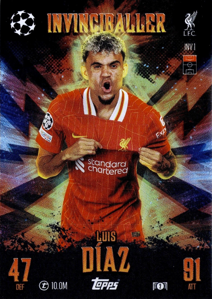 Luis Díaz - Invinciballers - Match Attax Extra UEFA Club Competitions 24/25