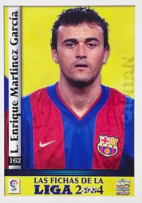 Luis Enrique - Capitán - Las Fichas de la Liga 2004