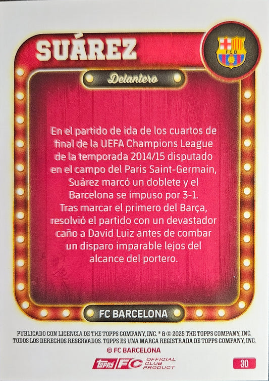Luis Suárez - Name in light - Barcelona Collector Tin 25/26