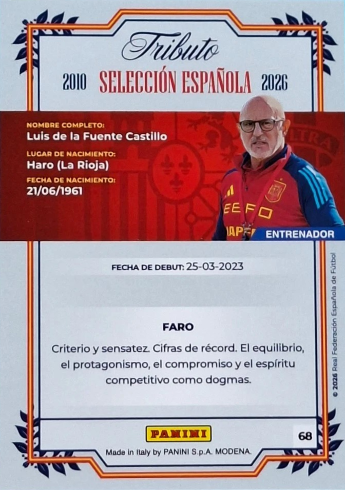 Luis de la Fuente - La Roja 2026 - Tributo "Vamos Campeones" Selección Española 2010-2026
