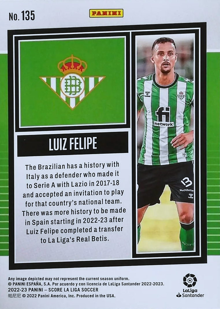 Luiz Felipe - Score LaLiga 22/23