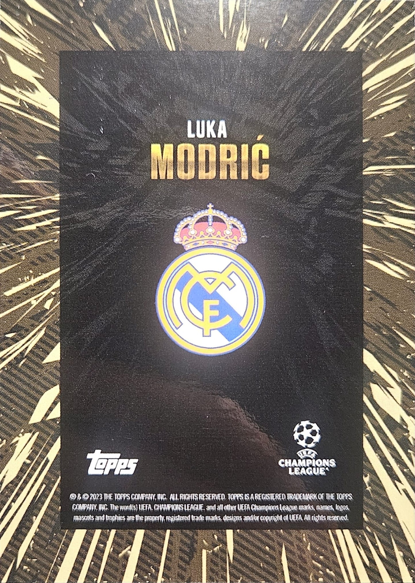 Luka Modric - Gold - Topps Gold 23/24